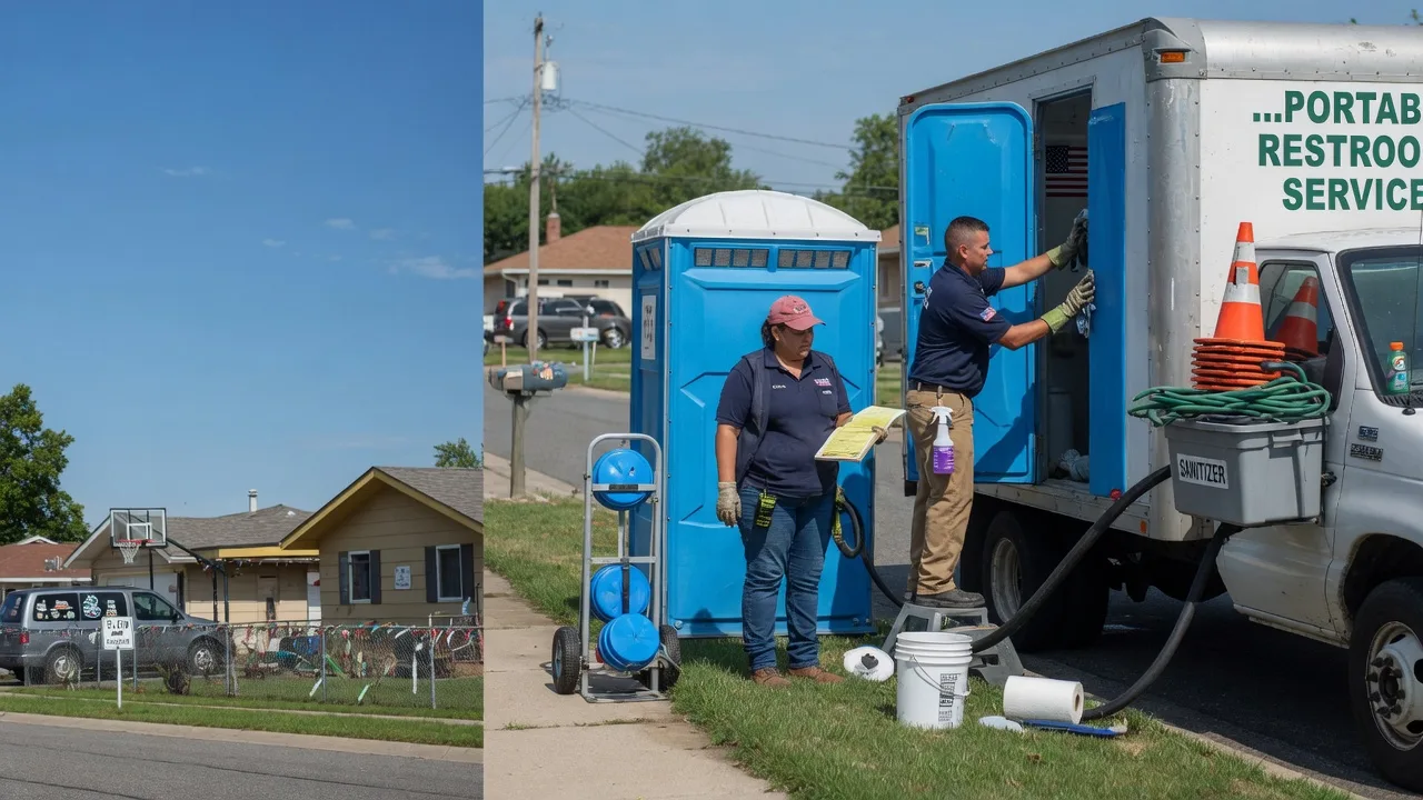 Portable Toilet Rental in Roscoe, IL near me